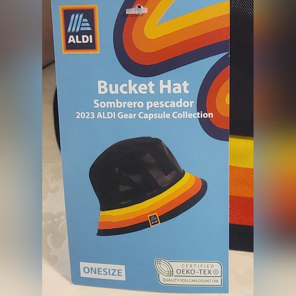 ALDI Accessories Aldis Black Bucket Hat Part Of The New 223 Capsule